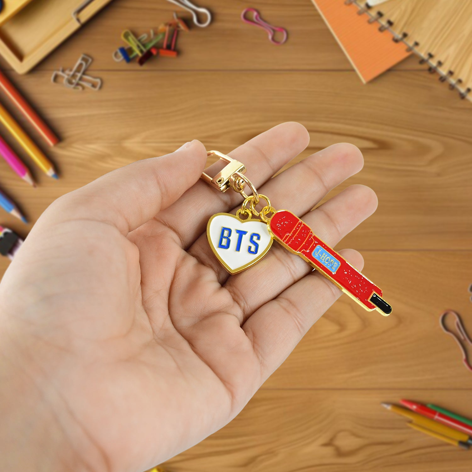 Cute Acrylic And Metal Keychains (1 Pc Mix Design)