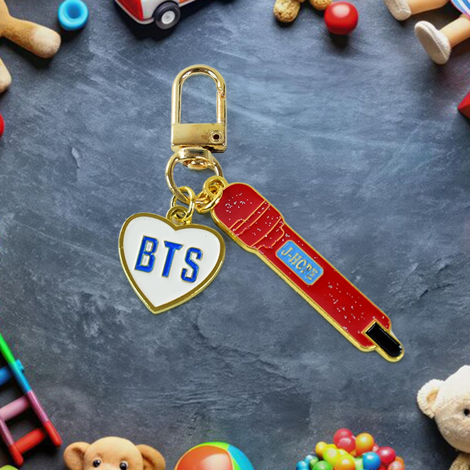 Cute Acrylic And Metal Keychains (1 Pc Mix Design)