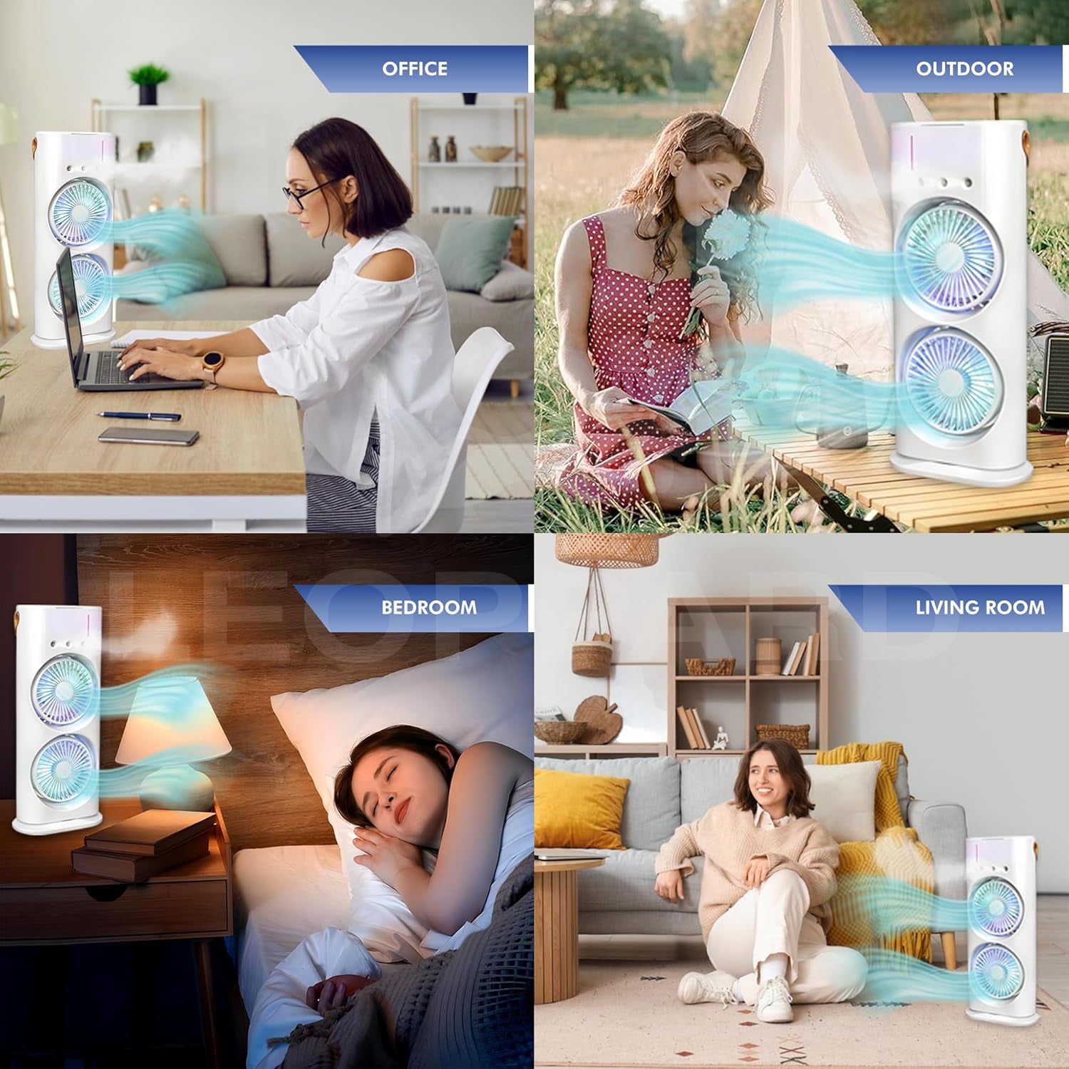 Electric Double Fan