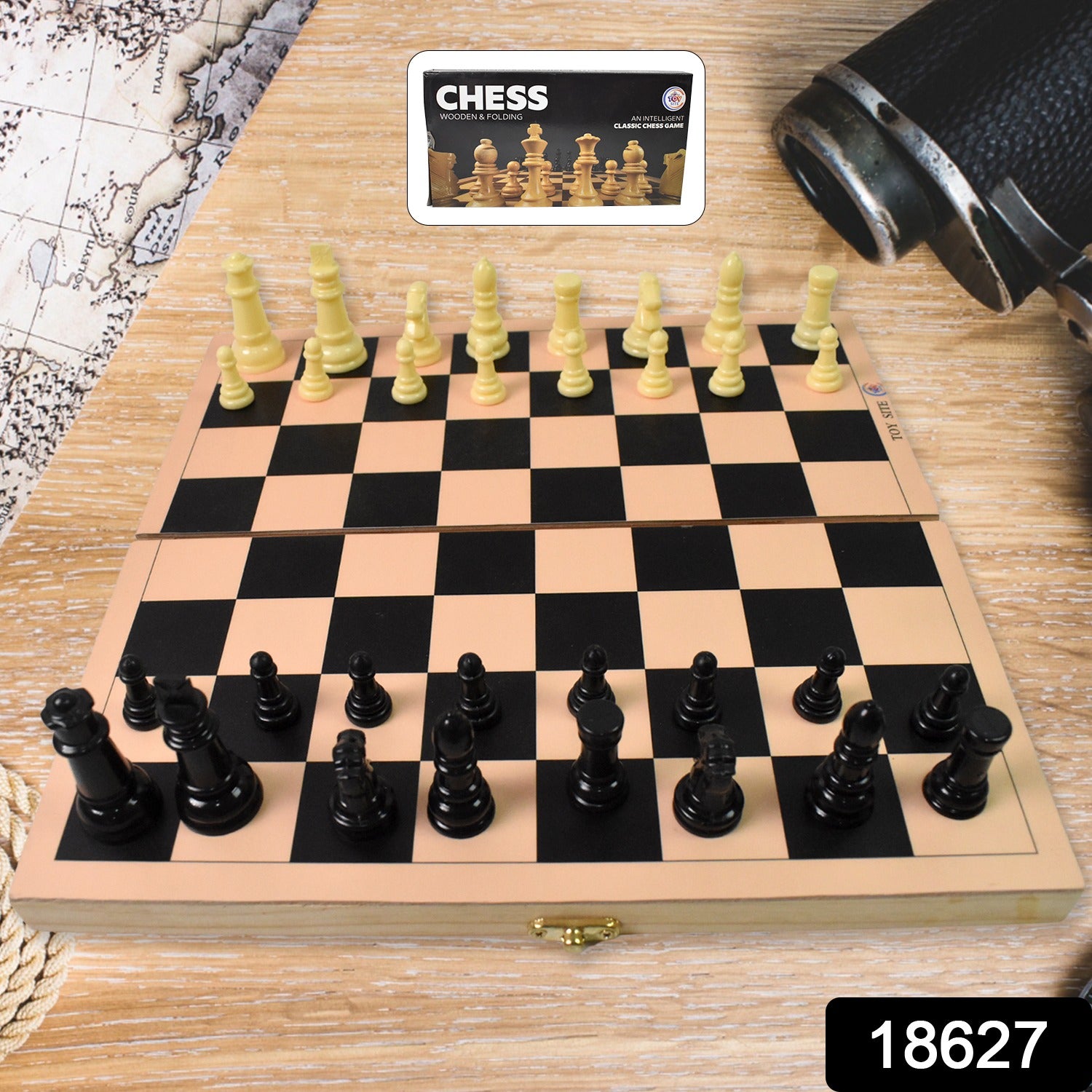Folding Wooden Chess Board