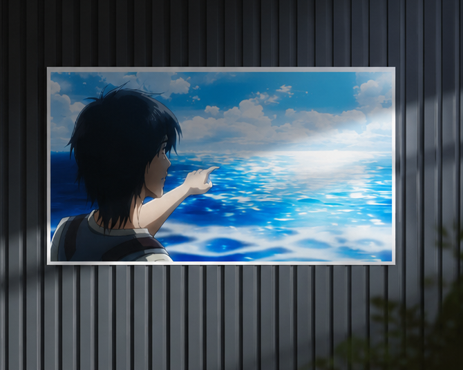 EREN YEAGER | AOT | HIGH QUALITY POSTER | A4 | SHIINE FINISH | WALLMAN