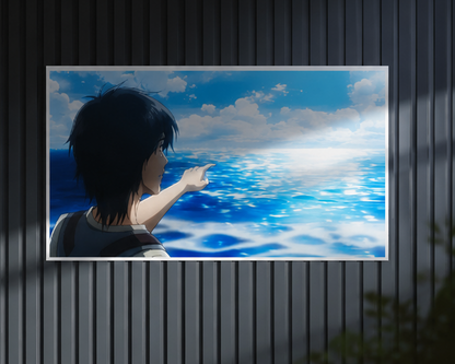 EREN YEAGER | AOT | HIGH QUALITY POSTER | A4 | SHIINE FINISH | WALLMAN